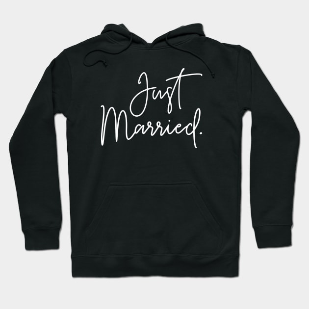 Just Married Hoodie by Lulaggio